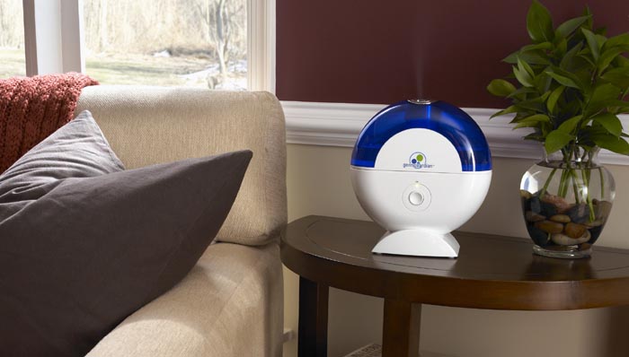 hot steam vaporizer on table