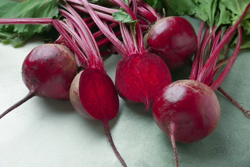 raw and sliced beets
