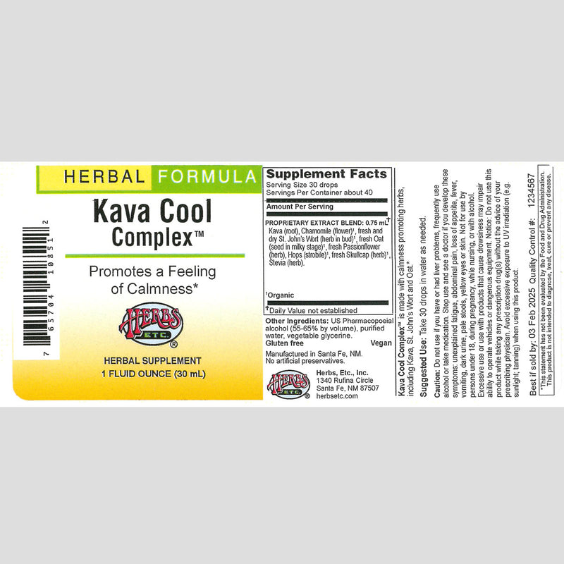 Kava Cool Complex™ Classic Liquid Extract