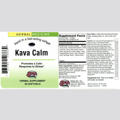 Kava Calm Softgels (formerly Kava Cool Complex™)