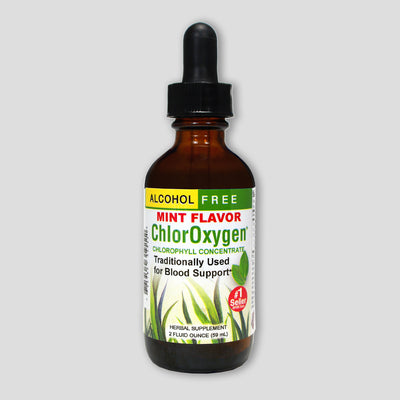 ChlorOxygen® Chlorophyll Concentrate Mint Alcohol Free Liquid Extract