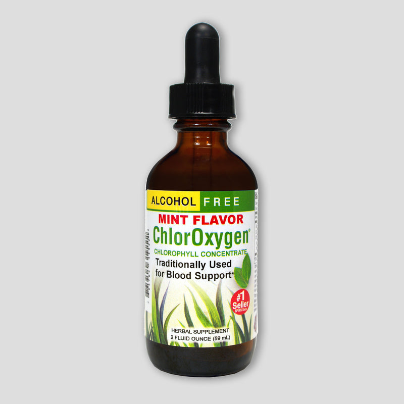 ChlorOxygen® Chlorophyll Concentrate Mint Alcohol Free Liquid Extract