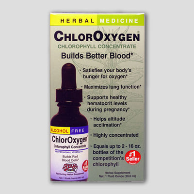 ChlorOxygen® Chlorophyll Concentrate Alcohol Free Liquid Extract