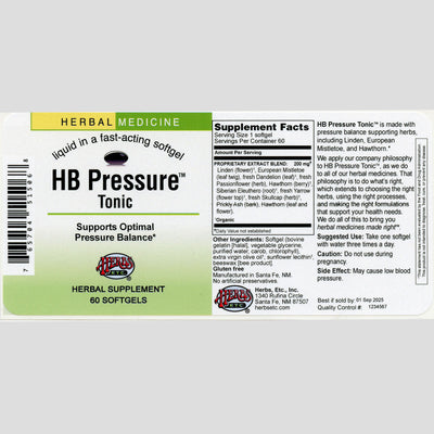 HB Pressure™ Tonic Softgels