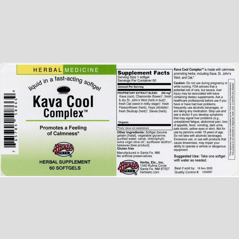 Kava Cool Complex™ Softgels