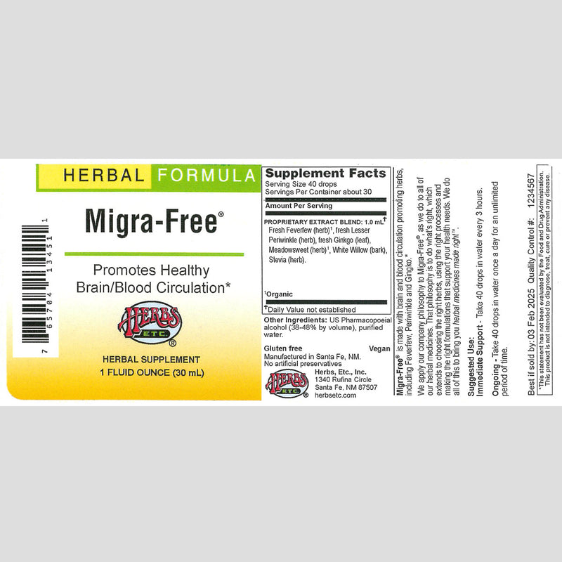 Migra-Free® Classic Liquid Extract