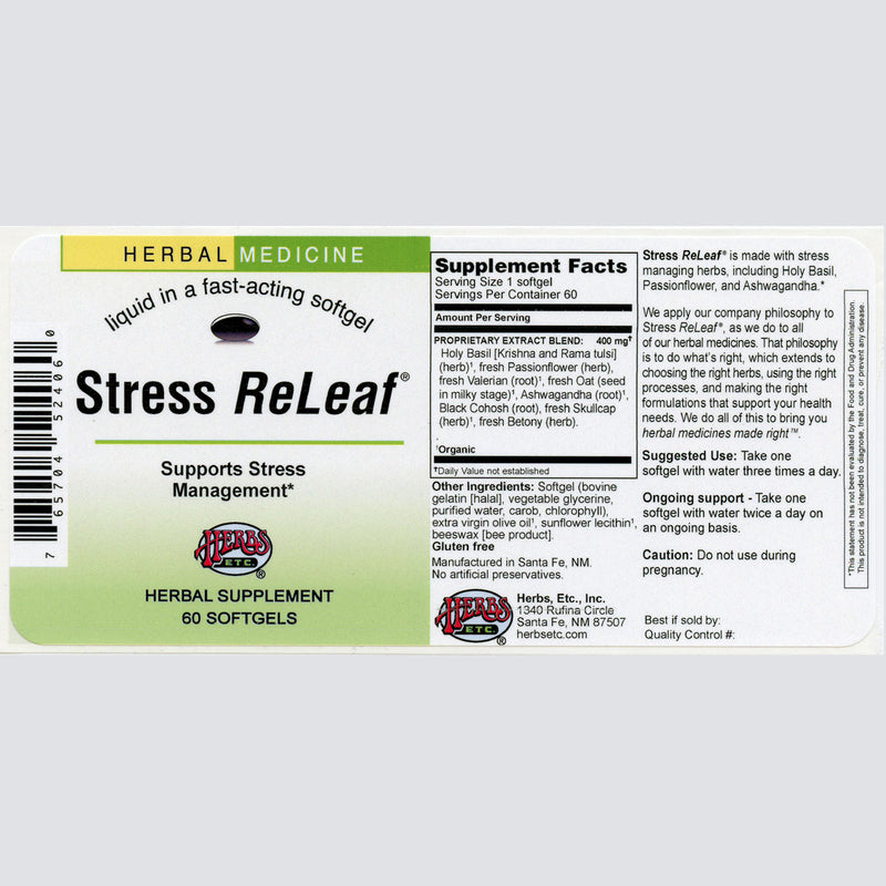 Stress ReLeaf® Softgels