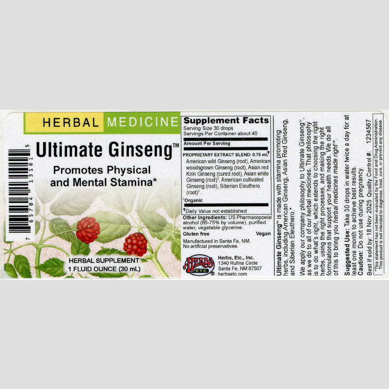 Ultimate Ginseng™ Classic Liquid Extract