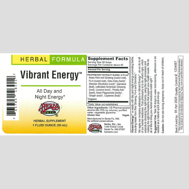 Vibrant Energy™ Classic Liquid Extract